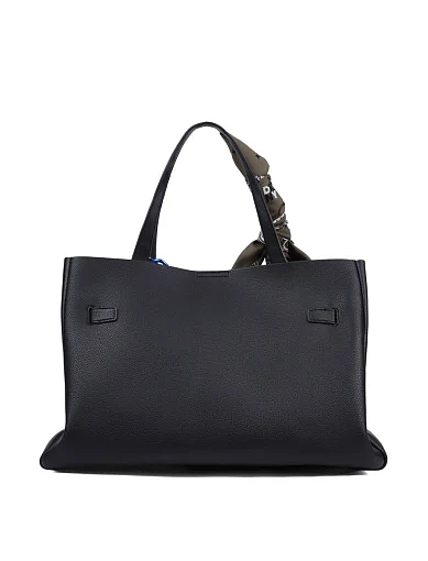 Жіноча сумка тоут з екошкіри чорна - фото 3 - Miraton