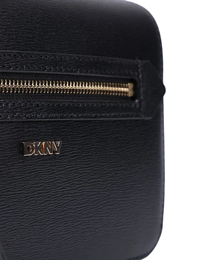 Жіноча сумка крос-боді шкіряна чорна - фото 4 - Miraton