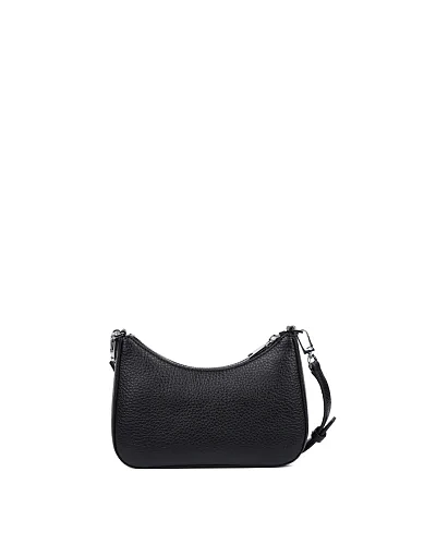 Жіноча сумка через плече з екошкіри чорна - фото 3 - Miraton