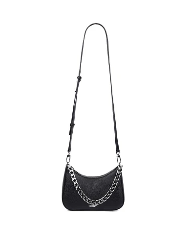 Жіноча сумка через плече з екошкіри чорна - фото 4 - Miraton