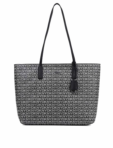 Жіноча сумка тоут з екошкіри чорна - фото 2 - Miraton