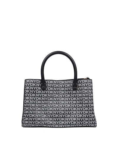 Жіноча сумка тоут з екошкіри чорна - фото 3 - Miraton