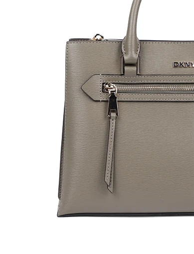 Жіноча сумка тоут шкіряна зелена - фото 5 - Miraton