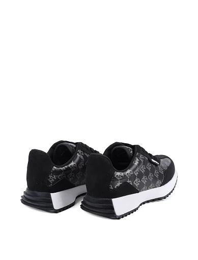 Жіночі кросівки DKNY з екошкіри чорні - фото 4 - Miraton