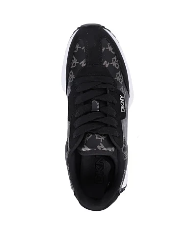 Жіночі кросівки DKNY з екошкіри чорні - фото 5 - Miraton