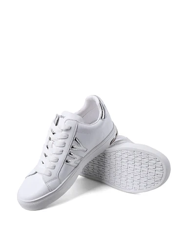 Жіночі кеди DKNY шкіряні білі - фото 2 - Miraton