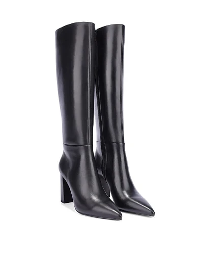 Жіночі чоботи Attizzare шкіряні чорні - фото 3 - Miraton