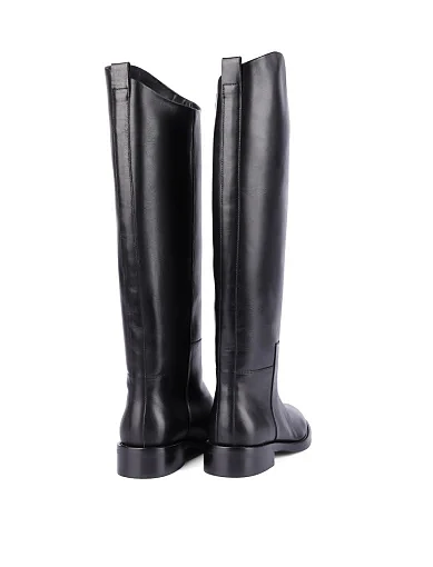 Жіночі чоботи MIRATON шкіряні чорні - фото 4 - Miraton