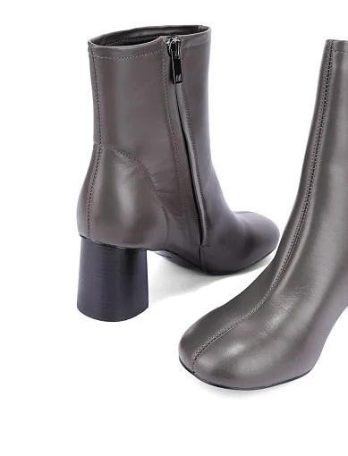 Жіночі черевики шкіряні сірі - фото 5 - Miraton