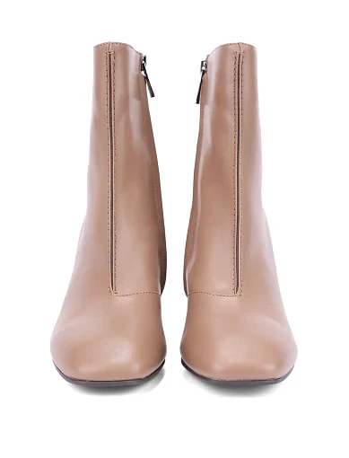 Жіночі черевики MIRATON шкіряні бежеві - фото 5 - Miraton