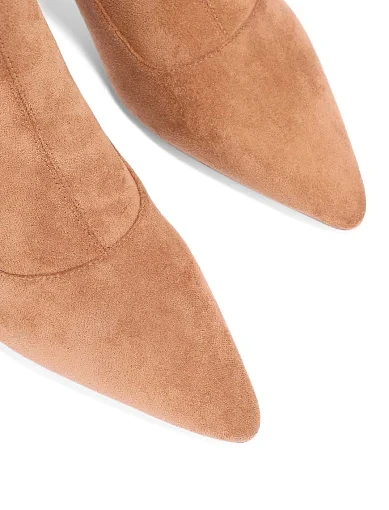 Жіночі черевики JEFFREY CAMPBELL тканинні бежеві - фото 5 - Miraton