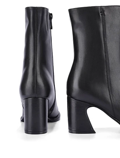 Жіночі черевики MIRATON шкіряні чорні - фото 2 - Miraton
