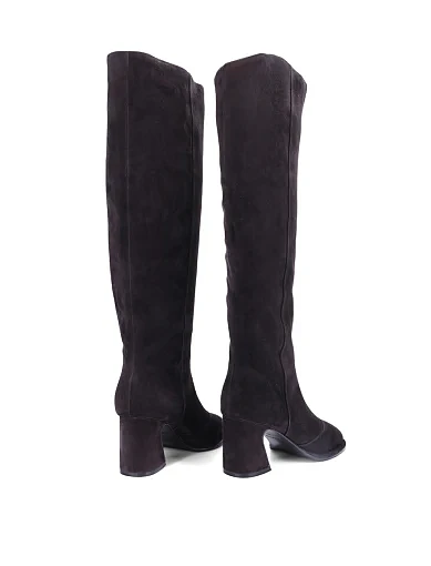 Жіночі чоботи MIRATON велюрові сірі - фото 5 - Miraton