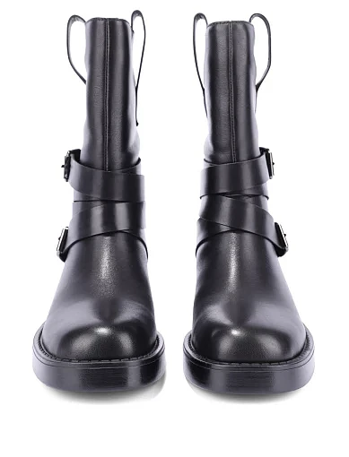 Жіночі черевики MIRATON шкіряні чорні - фото 2 - Miraton