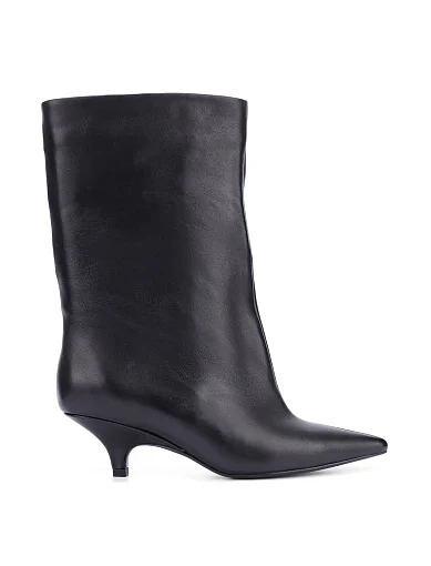 Жіночі черевики MIRATON шкіряні чорні - фото 2 - Miraton