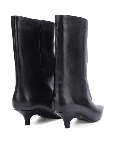 Жіночі черевики MIRATON шкіряні чорні - фото 5 - Miraton