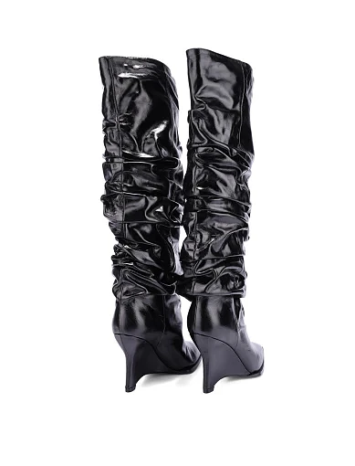 Жіночі чоботи MIRATON чорні - фото 5 - Miraton