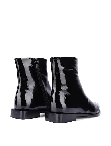 Жіночі черевики MIRATON з наплаку чорні - фото 4 - Miraton