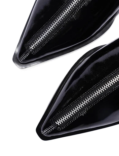 Жіночі черевики MIRATON з наплаку чорні - фото 5 - Miraton