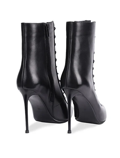 Жіночі черевики MiaMay шкіряні чорні - фото 4 - Miraton