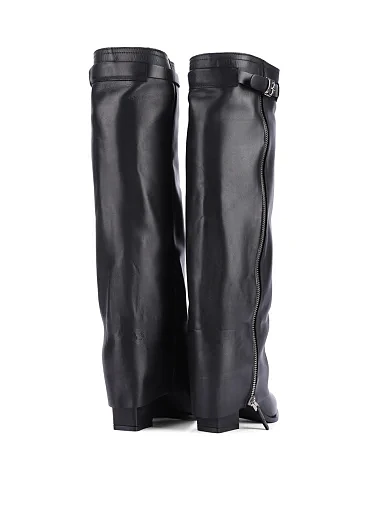 Жіночі чоботи MIMMU шкіряні чорні - фото 4 - Miraton