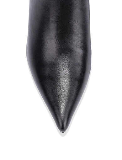 Жіночі ботфорти MIRATON шкіряні чорні - фото 5 - Miraton