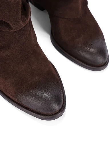 Жіночі черевики MIMMU замшеві коричневі - фото 5 - Miraton