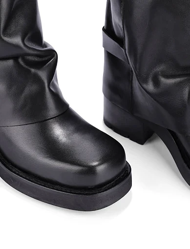 Жіночі черевики MIMMU шкіряні чорні - фото 5 - Miraton