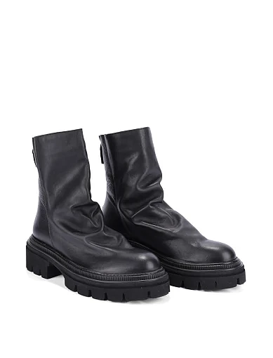 Женские ботинки MIMMU кожаные черные - фото 3 - Miraton