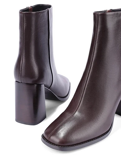 Жіночі черевики MIRATON шкіряні коричневі - фото 2 - Miraton