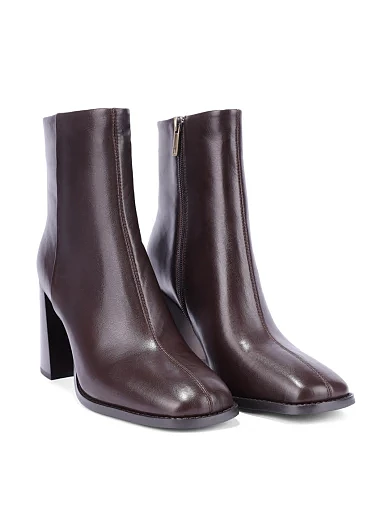 Жіночі черевики MIRATON шкіряні коричневі - фото 3 - Miraton