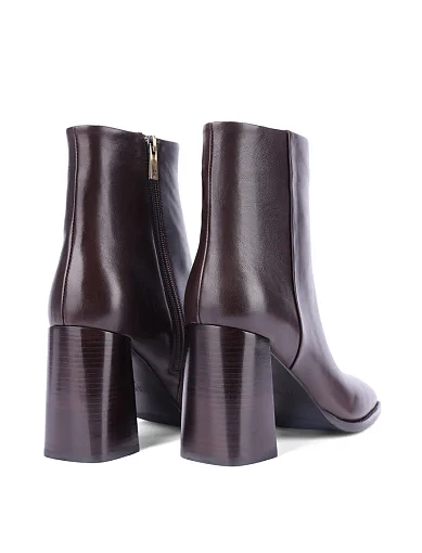 Жіночі черевики MIRATON шкіряні коричневі - фото 4 - Miraton