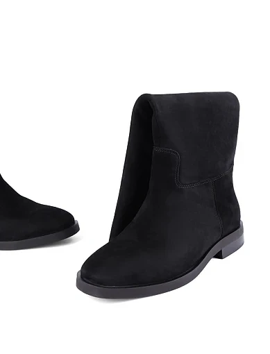 Женские сапоги Attizzare велюровые черные - фото 2 - Miraton