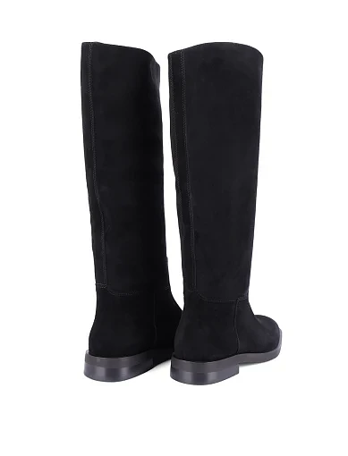 Женские сапоги Attizzare велюровые черные - фото 4 - Miraton