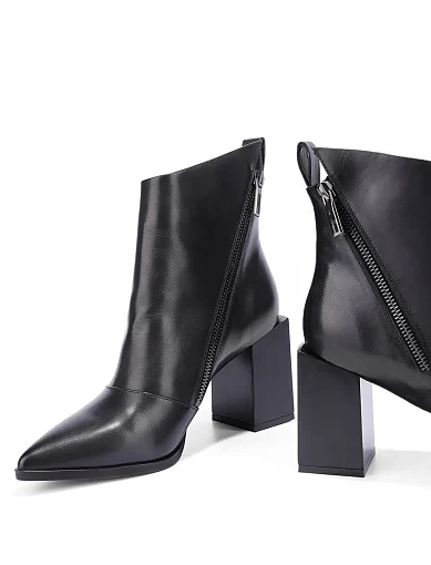 Жіночі черевики Attizzare шкіряні чорні - фото 3 - Miraton