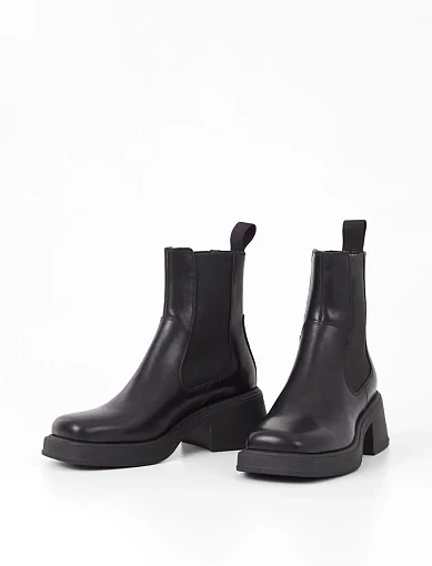 Жіночі черевики Vagabond шкіряні чорні - фото 2 - Miraton