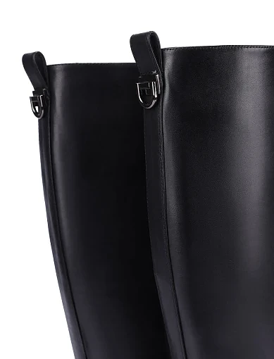 Жіночі чоботи Attizzare шкіряні чорні - фото 2 - Miraton