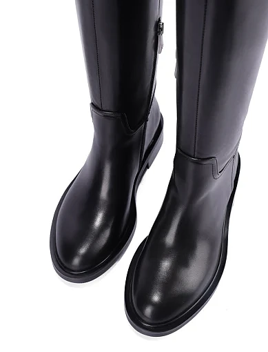 Жіночі чоботи Attizzare шкіряні чорні - фото 5 - Miraton