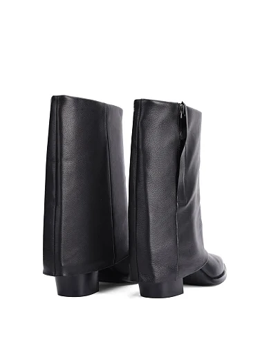 Жіночі черевики MIRATON шкіряні чорні - фото 4 - Miraton