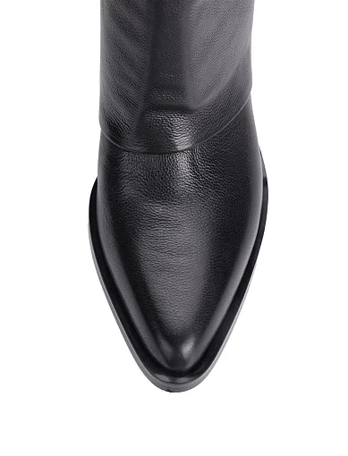 Жіночі черевики MIRATON шкіряні чорні - фото 5 - Miraton