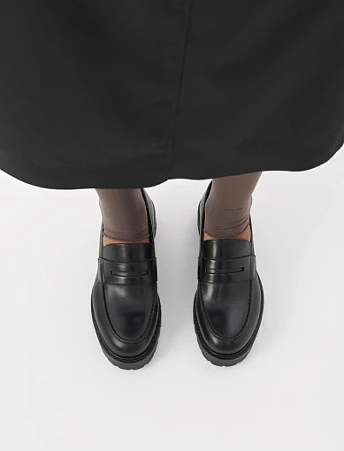 Жіночі туфлі Vagabond шкіряні чорні - фото 5 - Miraton