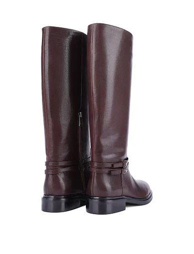 Жіночі чоботи Attizzare шкіряні коричневі - фото 4 - Miraton