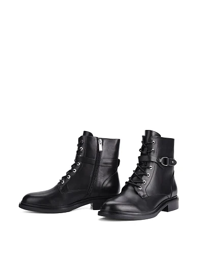 Жіночі черевики Attizzare шкіряні чорні - фото 5 - Miraton