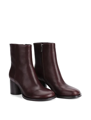 Жіночі черевики MIRATON шкіряні коричневі - фото 4 - Miraton