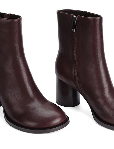 Жіночі черевики MIRATON шкіряні коричневі - фото 6 - Miraton