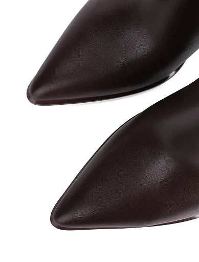 Жіночі чоботи MIRATON шкіряні коричневі - фото 5 - Miraton