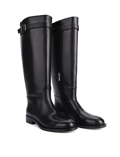 Жіночі чоботи Attizzare шкіряні чорні - фото 3 - Miraton