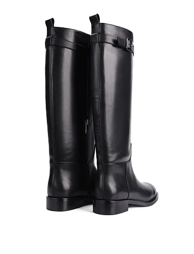 Жіночі чоботи Attizzare шкіряні чорні - фото 4 - Miraton