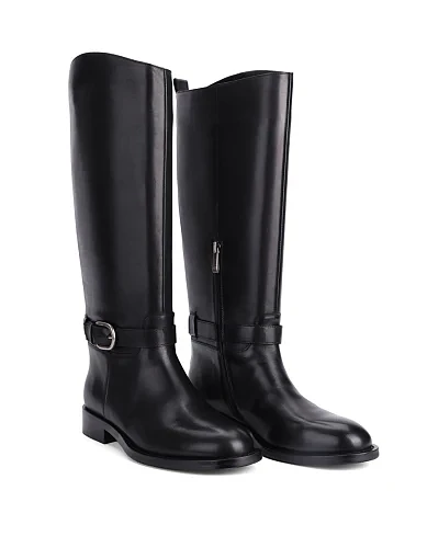 Жіночі чоботи Attizzare шкіряні чорні - фото 3 - Miraton