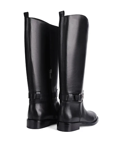 Жіночі чоботи Attizzare шкіряні чорні - фото 4 - Miraton